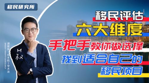 只需6步，快速挑選出適合自己的移民方式！