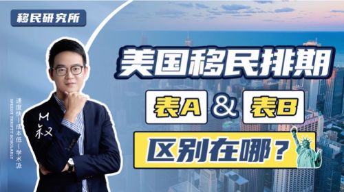 移民排期表傻傻分不清？如何知道自己是看表A還是表B？